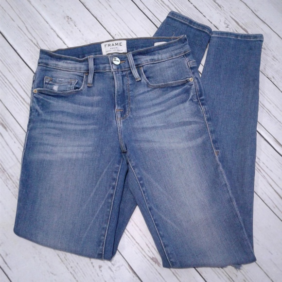 FRAME Le Skinny de Jeanne Irving Jeans - Picture 3 of 8